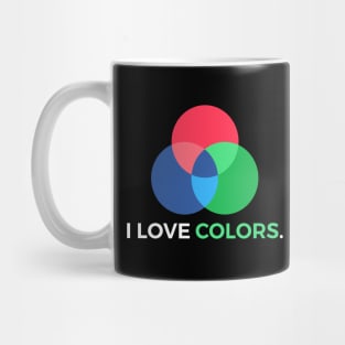 RGB Colors Graphic Designer Mug